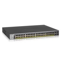Switch di rete NETGEAR GS752TP Gestito L2/L3/L4 Gigabit Ethernet (10/100/1000) Supporto Power over (PoE) 1U Nero [GS752TP-200EUS]