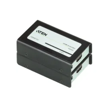 ATEN VE800A-AT-E moltiplicatore AV Trasmettitore e ricevitore Nero (HDMI Extender, using Cat5e, - Transmitter & Receiver VE800A-AT-E, 1920 x 1080 pixels, transmitter receiver, 3 m, Wired, Black, Warranty: 24M) [VE800A-AT-E]