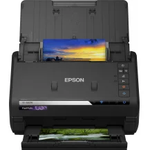 Epson FF-680W Scanner a foglio 600 x DPI A4 Nero (Epson FastFoto - Document scanner Contact Image Sensor [CIS] Duplex dpi up to 45 ppm [mono] / [colour] ADF [100 sheets] USB 3.0, Wi-Fi[n]) [B11B237401BY]