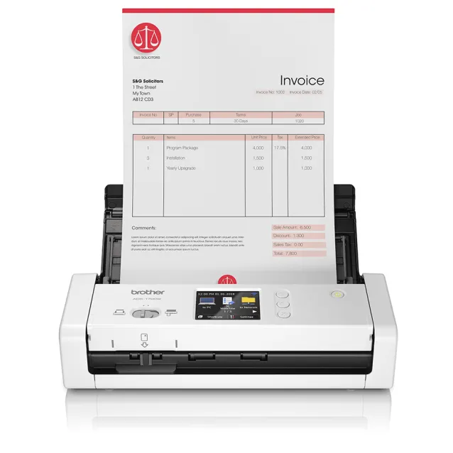 Brother ADS-1700W scanner Scanner ADF 600 x DPI A4 Nero, Bianco [ADS1700WUN1]