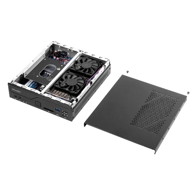 Barebone Shuttle XPС slim DH410S 1.35L sized PC Nero Intel H410 LGA 1200 (Socket H5) [PIB-DH410S001] SENZA SISTEMA OPERATIVO
