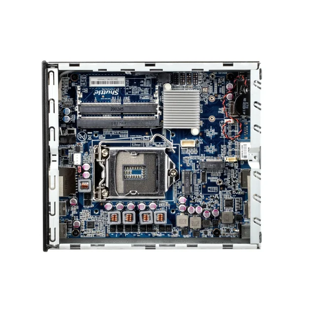 Barebone Shuttle XPС slim DH410S 1.35L sized PC Nero Intel H410 LGA 1200 (Socket H5) [PIB-DH410S001] SENZA SISTEMA OPERATIVO