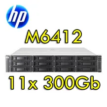 Storage HP M6412A Fibre Channel Drive Enclosure AG638-63011 con 3.6 Tera 12x300Gb - RICONDIZIONATO