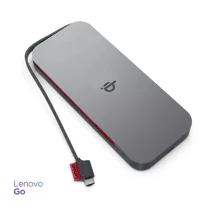 Batteria portatile Lenovo GO Polimeri di litio (LiPo) 10000 mAh Carica wireless Grigio [G0A3LG1WWW]