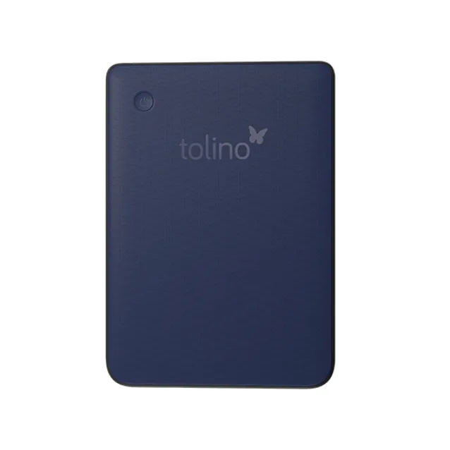 Lettore eBook Tolino shine 4 lettore e-book Touch screen 16 GB Wi-Fi Nero, Blu [4016621129705]