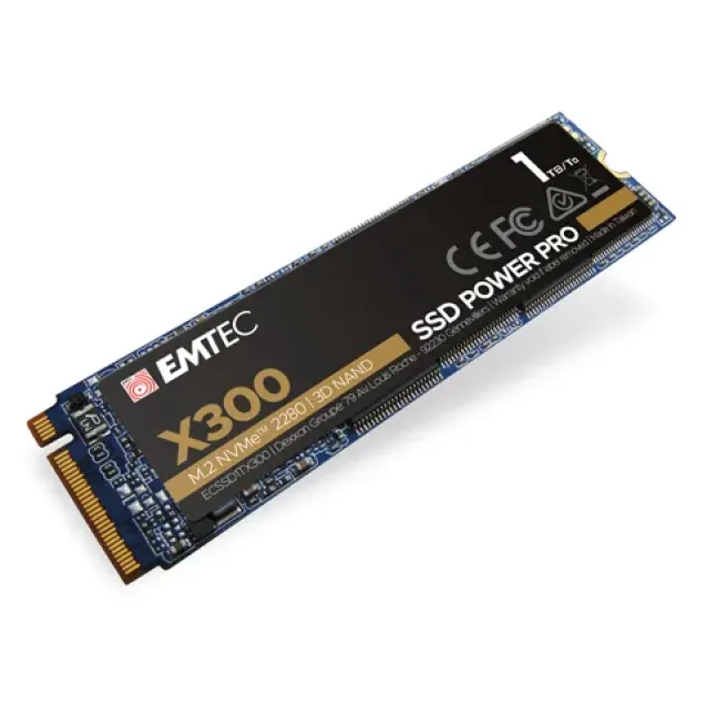 SSD Emtec X300 M.2 1 TB PCI Express 3.0 3D NAND NVMe [ECSSD1TX300]