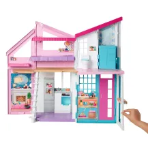 Barbie Casa di Malibu, Playset Richiudibile su Due Piani con Accessori, Giocattolo per Bambini 3+ Anni, FXG57 [FXG57]