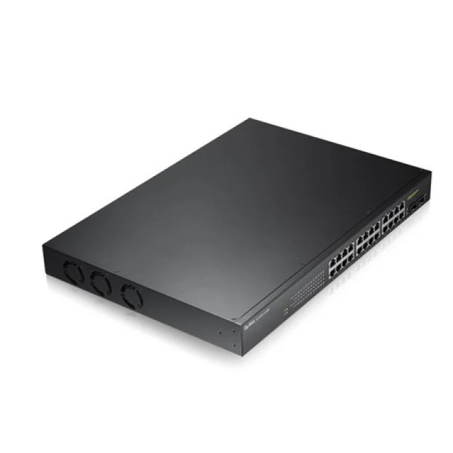 Switch di rete Zyxel GS1900-24HP Gestito Gigabit Ethernet (10/100/1000) 1U Nero [GS190024HPV2-EU0101F]