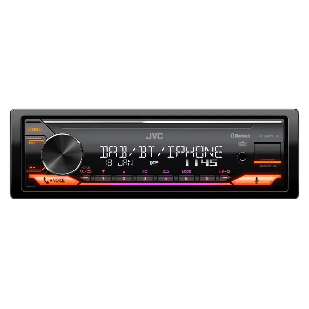 Autoradio JVC KD-X482DBT Nero 200 W Bluetooth