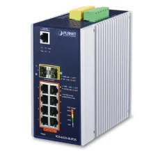 PLANET IGS-6325-8UP2S switch di rete Gestito L3 Gigabit Ethernet (10/100/1000) Supporto Power over (PoE) Alluminio, Nero [IGS-6325-8UP2S]