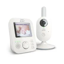 Philips AVENT Baby monitor SCD833/26 video per bambino 300 m FHSS Bianco [SCD833/26]