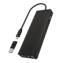 ICY BOX IB-DK4080AC Cablato USB 3.2 Gen 1 (3.1 1) Type-C Nero [60980]