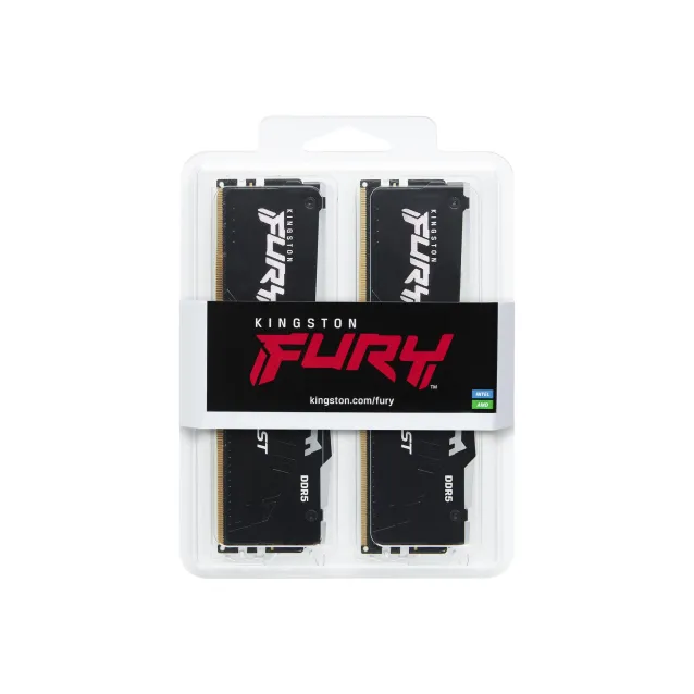 Kingston Technology FURY Beast RGB memoria 64 GB 2 x 32 DDR5 6000 MHz [KF560C36BBEAK2-64]