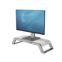 Fellowes 8064201 supporto da tavolo per Tv a schermo piatto Bianco Scrivania (Fellowes Hana Monitor Support White 230V) [8064201]