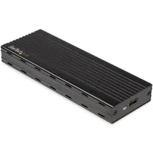 Box per HD esterno StarTech.com Encosure SSD da USB-C a M.2 NVMe 10 Gbps - Case esterna portatile e in alluminio NGFF PCIe Lettura / scrittura 1 GB/s Supporta 2230, 2242, 2260, 2280 Compatibile TB3 Mac PC [M2E1BMU31C]