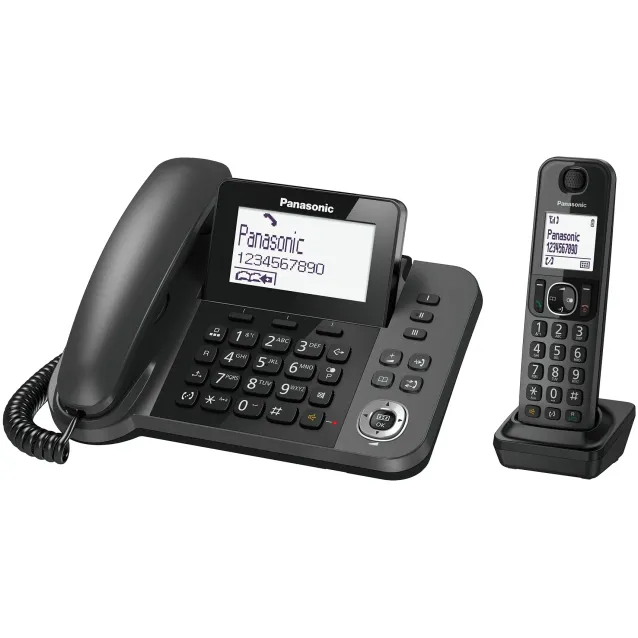 Panasonic KX-TGF310 Telefono DECT Identificatore di chiamata Nero [KX-TGF310EXM]