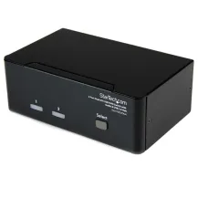 StarTech.com Switch KVM Dual DVI USB 2 porte con audio e hub 2.0 [SV231DD2DUA]