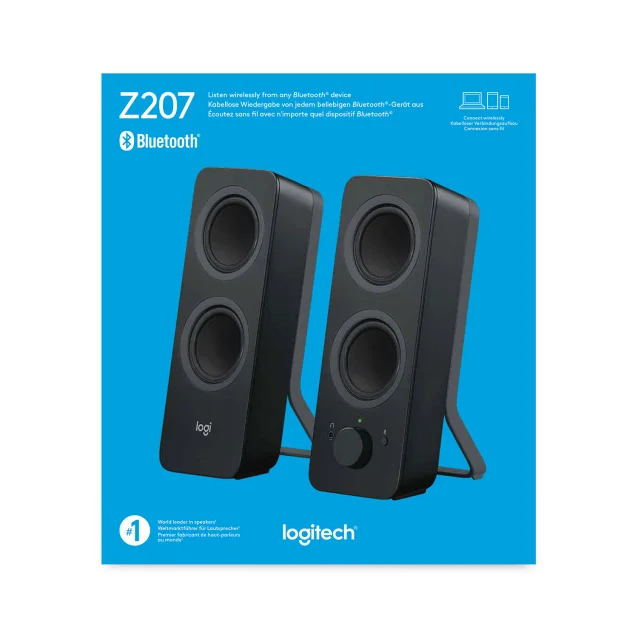 Altoparlante Logitech Z207 Nero Con cavo e senza 5 W [980-001295]