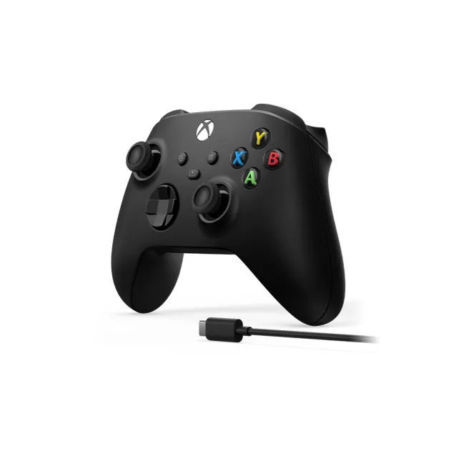 Microsoft Xbox Wireless Controller + USB-C Cable Nero Gamepad Analogico/Digitale PC, One, One S, X, Series X [1V8-00002]