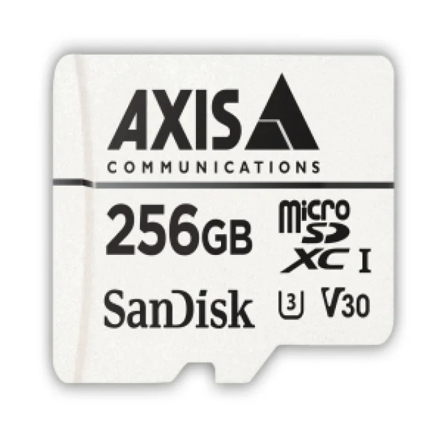 Axis 02021-001 memoria flash 256 GB MicroSDXC UHS (SURVEILLANCE CARD 256GB - 02021-001, GB, MicroSDXC, UHS, 100 MB/s, 50 Class 3 [U3] Warranty: 36M) [02021-001]