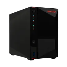 Server NAS Asustor Nimbustor 2 AS5202T Desktop Collegamento ethernet LAN Nero J4005 (Asustor 2-Bay [Network-Attached Storage] Enclosure) [AS5202T]
