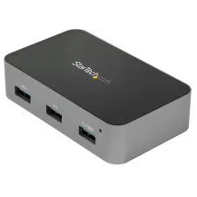 StarTech.com Hub USB-C a 4 porte - 10 Gbps USB-A Alimentato (4 PORT USB C HUB 3.1 TYPE POWERED FAST CHARGING HUB) [HB31C4AS]