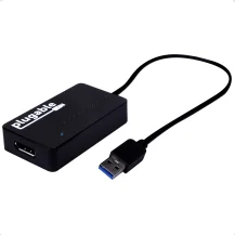 Plugable Technologies UGA-4KDP adattatore grafico USB 3840 x 2160 Pixel Nero (Plugable 3.0 to DP UHD Video Adpt) [UGA-4KDP]