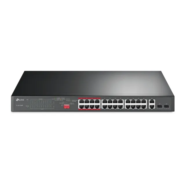 Switch di rete TP-Link TL-SL1226P Non gestito Gigabit Ethernet (10/100/1000) Supporto Power over (PoE) 1U Grigio [TL-SL1226P V1]
