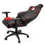 Sedia da gamer Sharkoon Elbrus 2 per gaming universale Seduta imbottita Nero, Rosso [4044951027675]