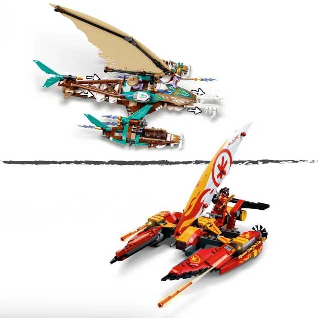 LEGO NINJAGO Battaglia in mare dei catamarani [71748]