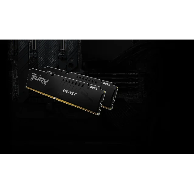 Memoria Kingston Technology FURY 32 GB 6000 MT/s DDR5 CL40 DIMM (Kit da 2) Beast Black [KF560C40BBK2-32]