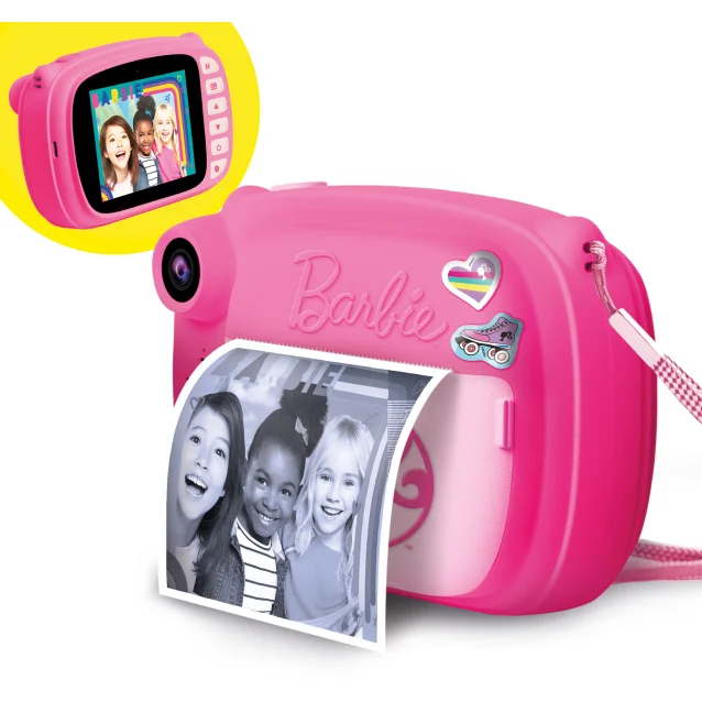 Fotocamera a stampa istantanea Lisciani Barbie Print Cam Hi-Tech Display 6