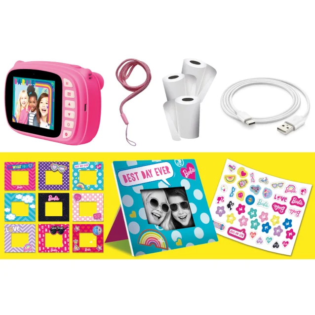 Fotocamera a stampa istantanea Lisciani Barbie Print Cam Hi-Tech Display 6