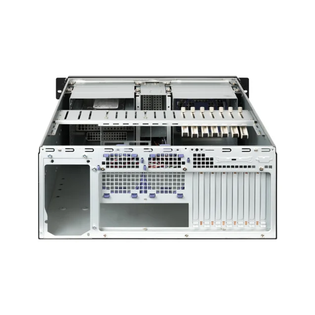 Case PC Chieftec UNC-411E-B computer case Supporto Nero, Argento 400 W [UNC-411E-B]