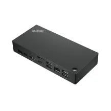 Lenovo 40AY0090UK replicatore di porte e docking station per notebook Cablato USB 3.2 Gen 1 [3.1 1] Type-C Nero (Lenovo Thinkpad USB-C DOCK GEN3- UK) [40AY0090UK]
