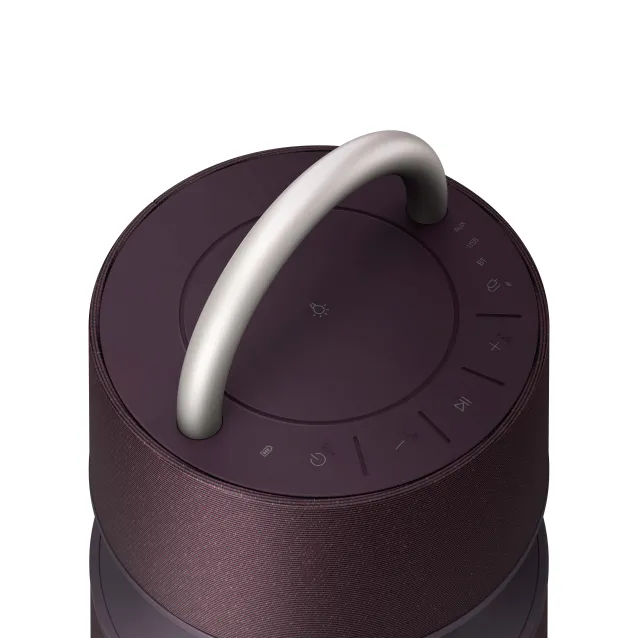 Altoparlante portatile LG XBOOM 360 (RP4) speaker con Audio 360° 120W e Illuminazione emozionale -Borgogna
