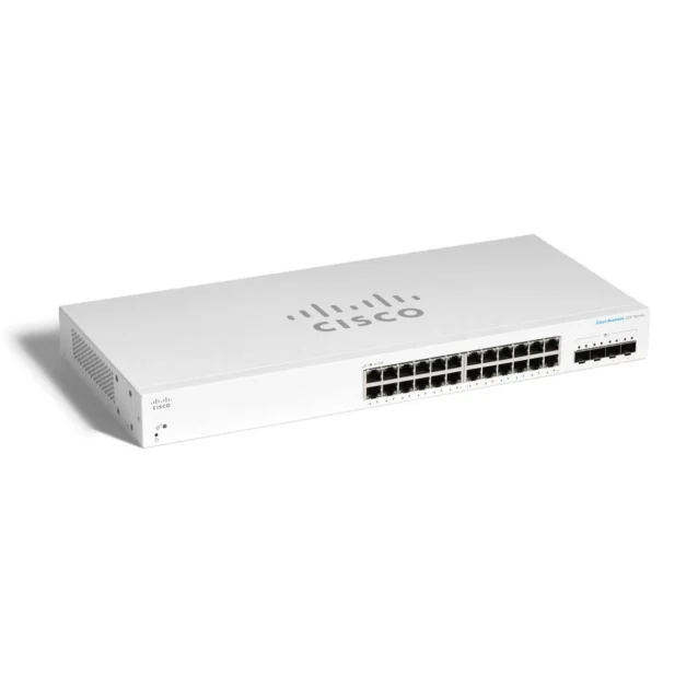 Switch di rete Cisco CBS220-24T-4X Gestito L2 Gigabit Ethernet (10/100/1000) Bianco [CBS220-24T-4X-EU]