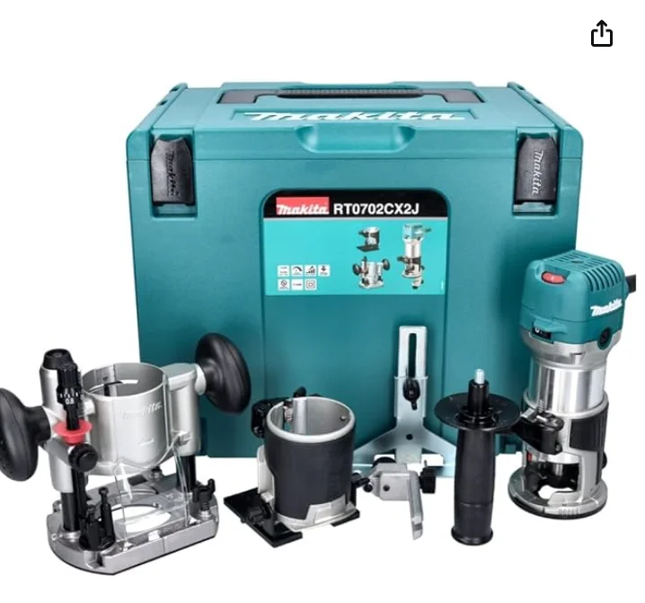 MAKITA Fresatrice verticale RT 0702 C 710 Watt