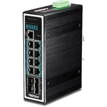 Switch di rete Trendnet TI-PG1284i Gestito L2+ Gigabit Ethernet (10/100/1000) Nero Supporto Power over (PoE)