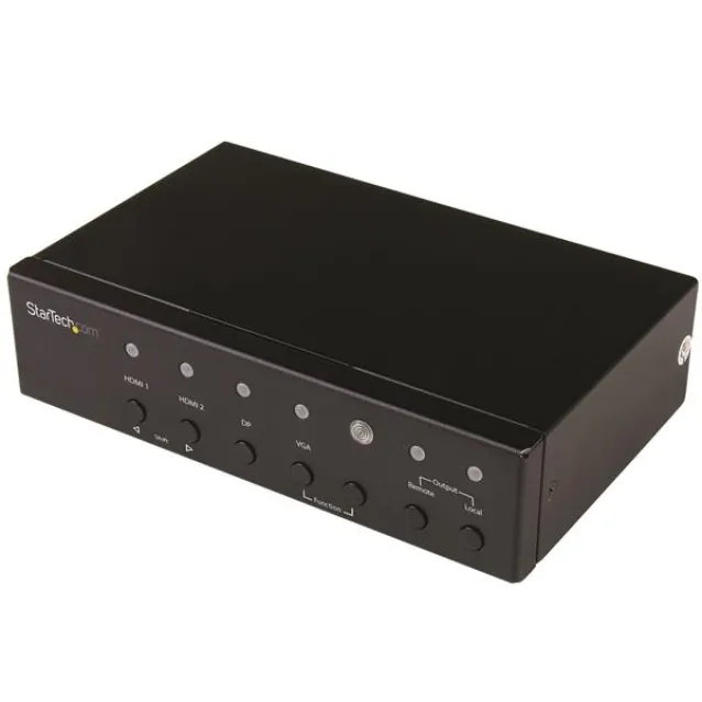 StarTech.com Trasmettitore HDMI, VGA e DP via HDBaseT con Commutazione Prioritaria Automatica (VGA DISPLAYPORT HDMI OVER CAT - HDBASET EXTENDER SWITCH-4K) [STDHVHDBT]