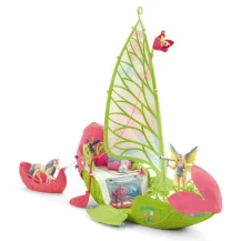 schleich BAYALA Sera's magical flower boat (SCHLEICH Bayala Magical Flower Boat Toy Playset, 5 to 12 Years, Multi-colour [42444]) [42444]