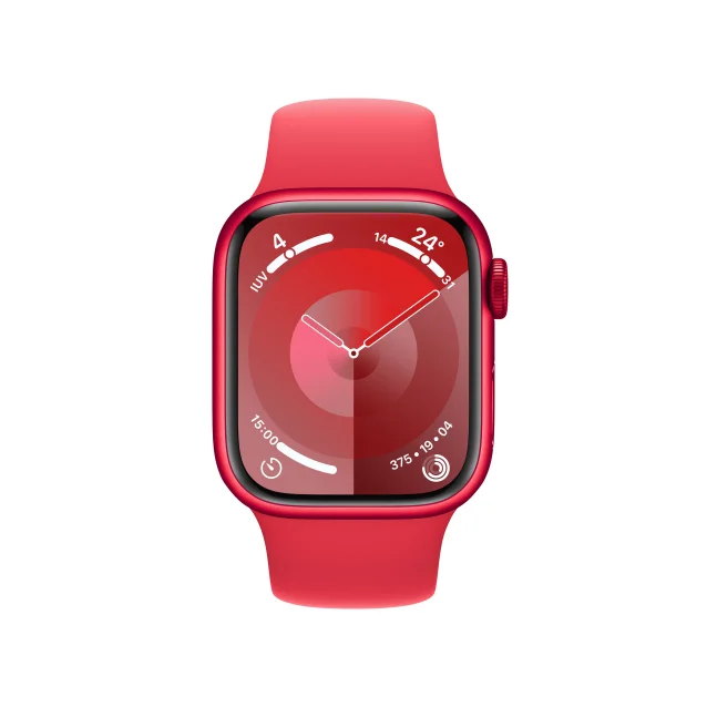 Smartwatch Apple Watch Series 9 41 mm Digitale 352 x 430 Pixel Touch screen Rosso Wi-Fi GPS (satellitare) [MRXH3QF/A]