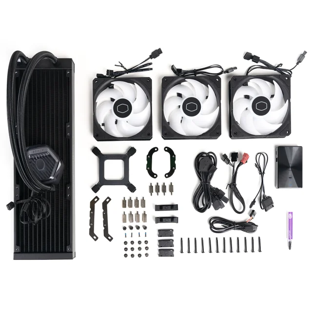 Ventola per PC Cooler Master MasterLiquid 360 ATMOS Processore Kit di  raffreddamento a liquido 12 cm Nero [MLX-D36M-A25PZ-R1]: info e prezzi