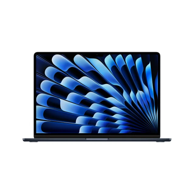 Notebook Apple MacBook Air 15'' M3 chip con core 8 CPU e 10 GPU, 8GB, 512GB SSD Mezzanotte [MRYV3T/A]