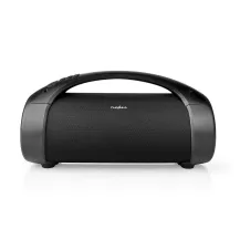 Altoparlante portatile Nedis Party Boombox Wireless Speaker with RGB light, 50W - Black [SPBB315BK]
