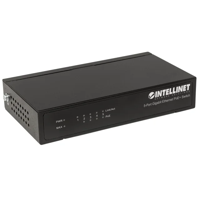 Intellinet 561228 switch di rete Non gestito Gigabit Ethernet (10/100/1000) Supporto Power over (PoE) Nero [561228]