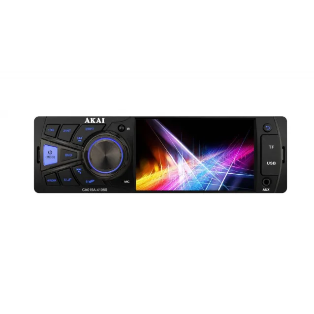 Autoradio Akai CA015A-4108S Ricevitore multimediale per auto Nero 100 W Bluetooth [CA015A-4108S]