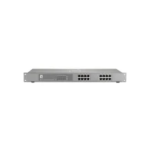 LevelOne 16-Port Fast Ethernet PoE Switch, 802.3at/af PoE, 120W