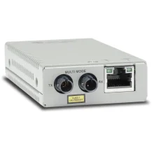 Allied Telesis AT-MMC200/ST-960 convertitore multimediale di rete 100 Mbit/s 1310 nm ModalitÃ  multipla Grigio (Allied AT MMC200/ST - Fibre media converter 100Mb LAN 10Base-T, 100Base-FX, 100Base-TX RJ-45 / ST multi-mode up to 2 km [AT-MMC200/ST-960]
