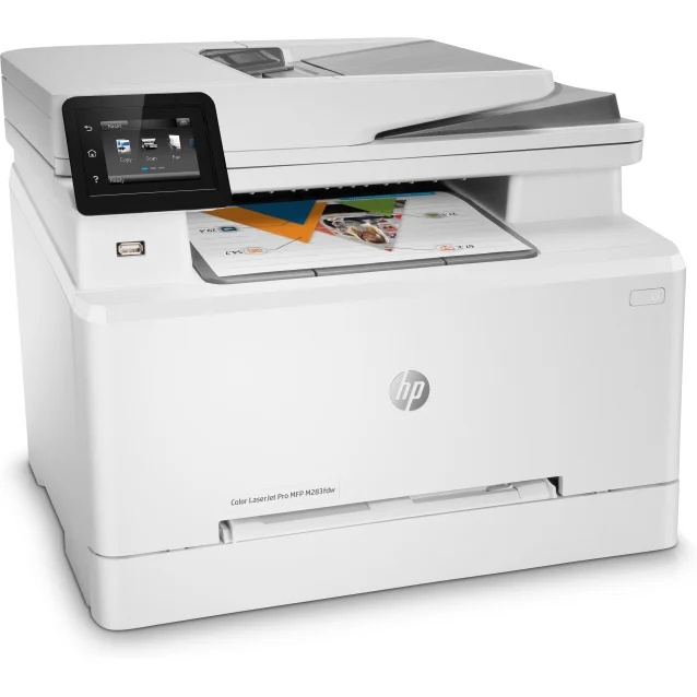HP Color LaserJet Pro Stampante multifunzione M283fdw, Colore, per Stampa, copia, scansione, fax, stampa da porta USB frontale; scansione verso e-mail; fronte/retro; alimentatore automatico di documenti (ADF) 50 fogli senza pieghe; [7KW75A]